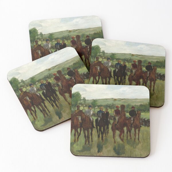 Item preview, The Riders by Edgar Degas: Impressionist Equestrian Fine Art Poster designed and sold by artofuniverse.