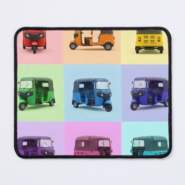 Item preview, Colorful tuk-tuks. designed and sold by MyHappyArtShop.