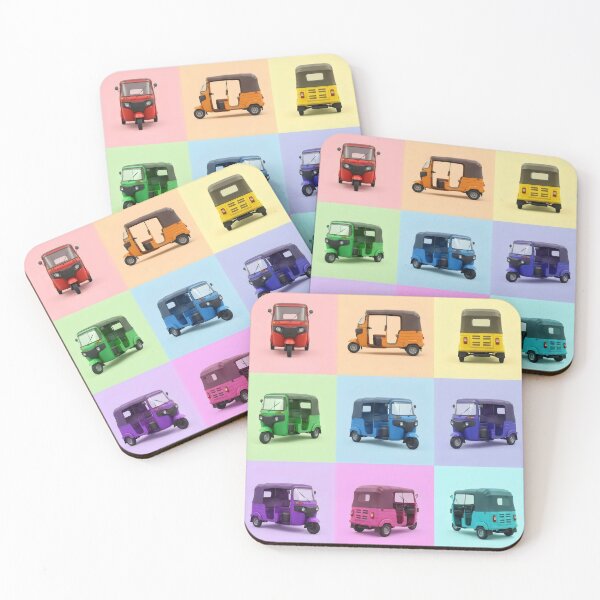 Item preview, Colorful tuk-tuks. designed and sold by MyHappyArtShop.