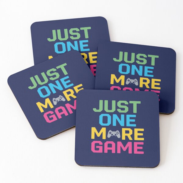 Item preview, Just One More Game – Gamer Typography & Controller Design designed and sold by Art-Design-EM.
