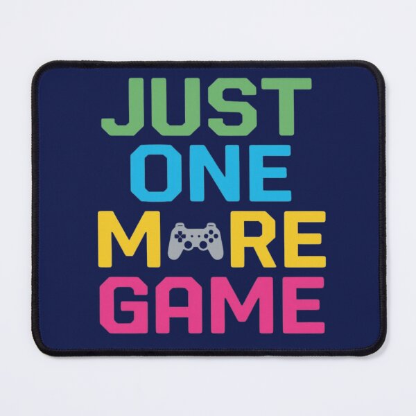Item preview, Just One More Game – Gamer Typography & Controller Design designed and sold by Art-Design-EM.