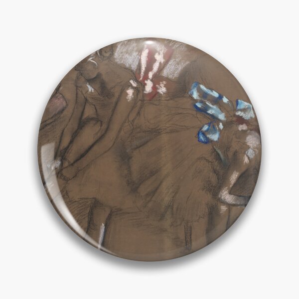 Item preview, Three Dancers Resting by Edgar Degas: Impressionist Ballet Fine Art Poster designed and sold by artofuniverse.