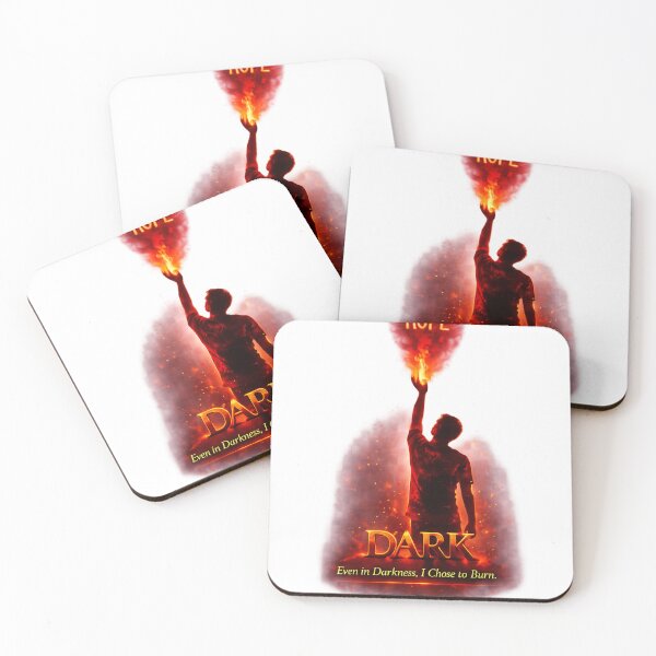 Item preview, Dark Hope – Motivational Fire Aesthetic Design designed and sold by Awezecotrend.