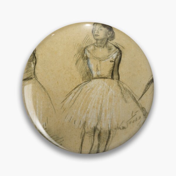 Item preview, Three Studies of a Dancer in Fourth Position by Edgar Degas: Ballet Sketch Poster designed and sold by artofuniverse.