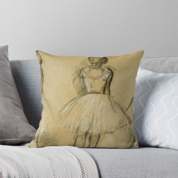 Item preview, Three Studies of a Dancer in Fourth Position by Edgar Degas: Ballet Sketch Poster designed and sold by artofuniverse.