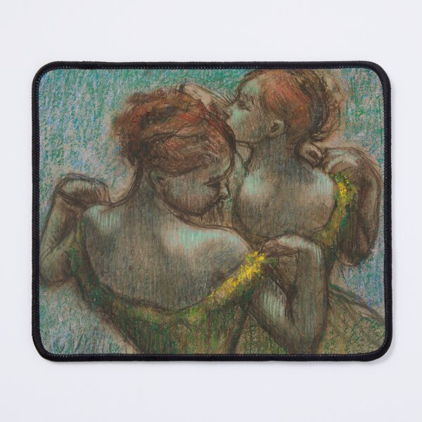 Item preview, Two Dancers Half Length by Edgar Degas: Impressionist Ballet Art Poster designed and sold by artofuniverse.