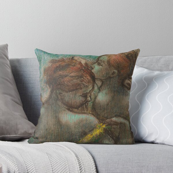 Item preview, Two Dancers Half Length by Edgar Degas: Impressionist Ballet Art Poster designed and sold by artofuniverse.