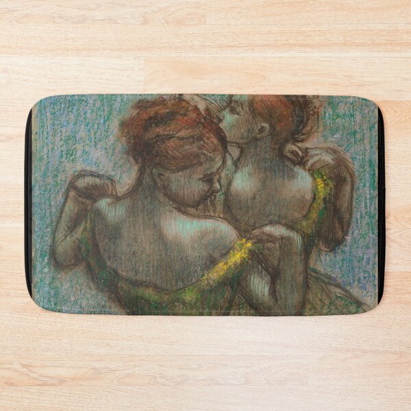 Item preview, Two Dancers Half Length by Edgar Degas: Impressionist Ballet Art Poster designed and sold by artofuniverse.