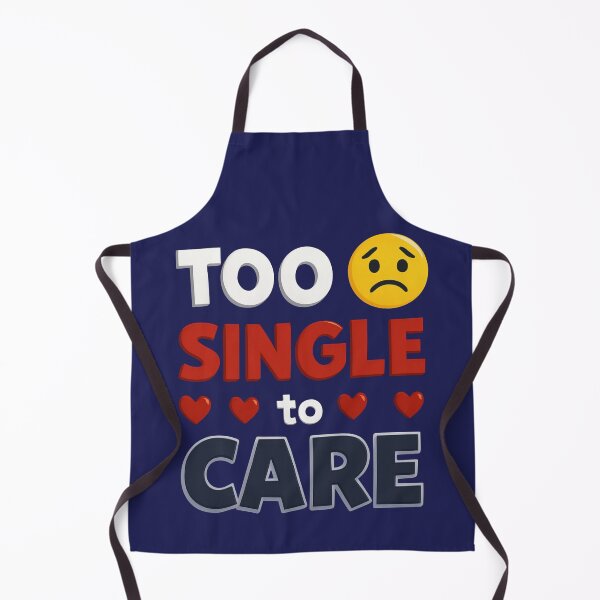 Item preview, Too Single To Care – Funny Anti-Valentine Single Quote Design designed and sold by phiawdesign9.