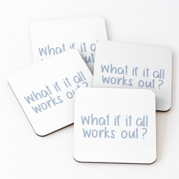 Item preview, What if it all Works Out? designed and sold by Sun and Dandelion.