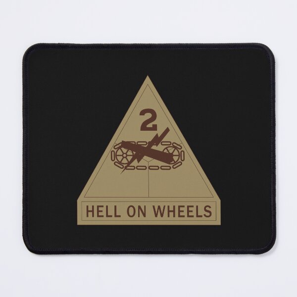 Item preview, Army - SSI - 2nd Armored Division w Name Tape - Subdued Desert X 300 designed and sold by Military Insignia Products.