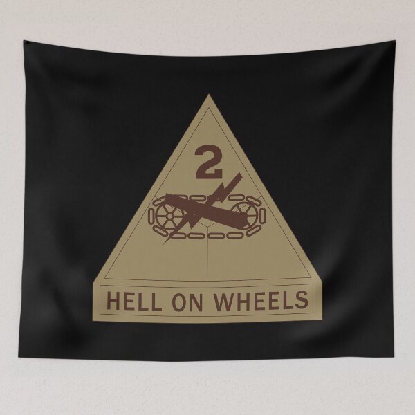 Item preview, Army - SSI - 2nd Armored Division w Name Tape - Subdued Desert X 300 designed and sold by Military Insignia Products.