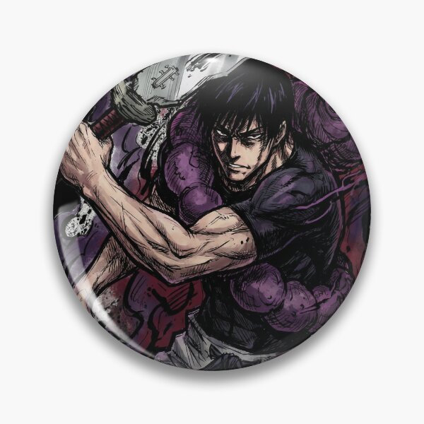 Item preview, Toji Dangerous Muscular Scarred Assassin Zero Energy Heavenly Restriction Fighter Inspired by Dark Anime Manga Fan Art designed and sold by Senpaiwaves.