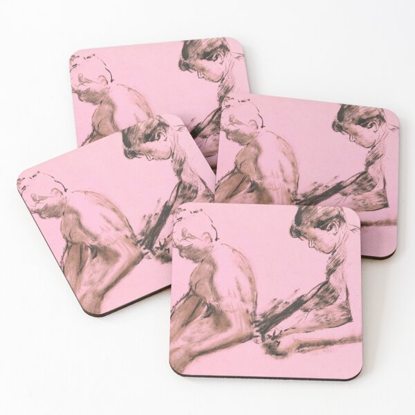 Item preview, Two Studies of Dancers by Edgar Degas: Minimalist Impressionist Figure Poster designed and sold by artofuniverse.