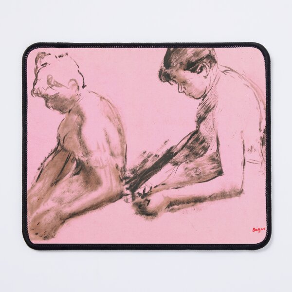 Item preview, Two Studies of Dancers by Edgar Degas: Minimalist Impressionist Figure Poster designed and sold by artofuniverse.