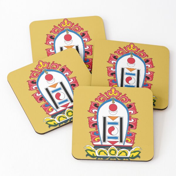 Item preview, Mongolia Buddhism Symbol | Bogd Khan Mongol Art designed and sold by Based History.