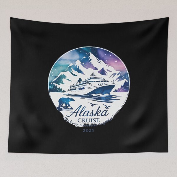 Item preview, Alaska Cruise 2025 Matching Family and Group Adventure 5 designed and sold by MarkLeedsArt.