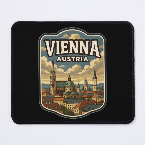 Item preview, Vienna Austria Vintage Travel designed and sold by TomFrontierArt.