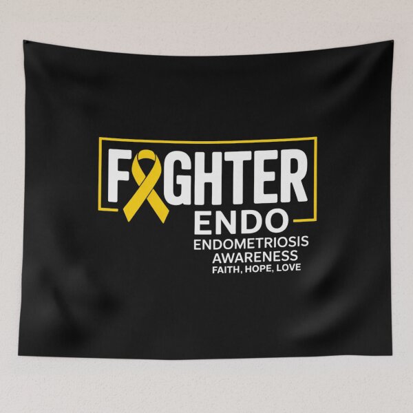 Item preview, Endometriosis Fighter - Endometriosis Awareness designed and sold by tiekanamac.