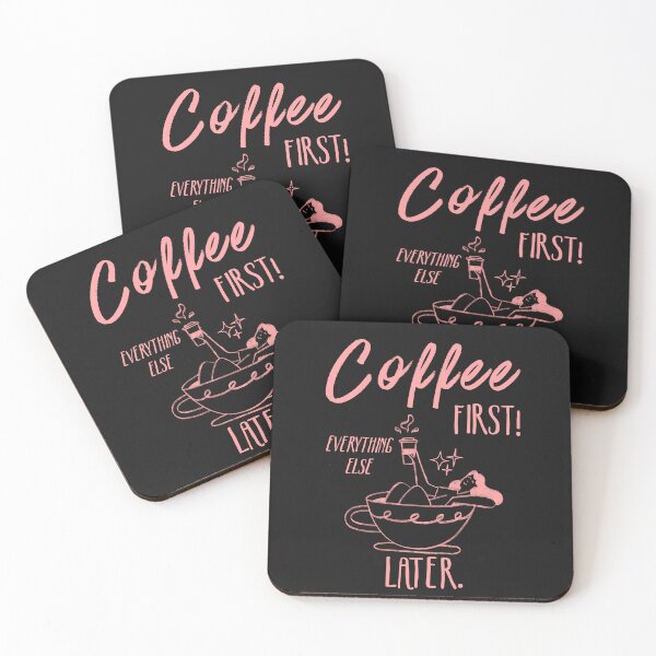 Item preview, Coffee First, Everything Else Later designed and sold by Anniko Art Studio.