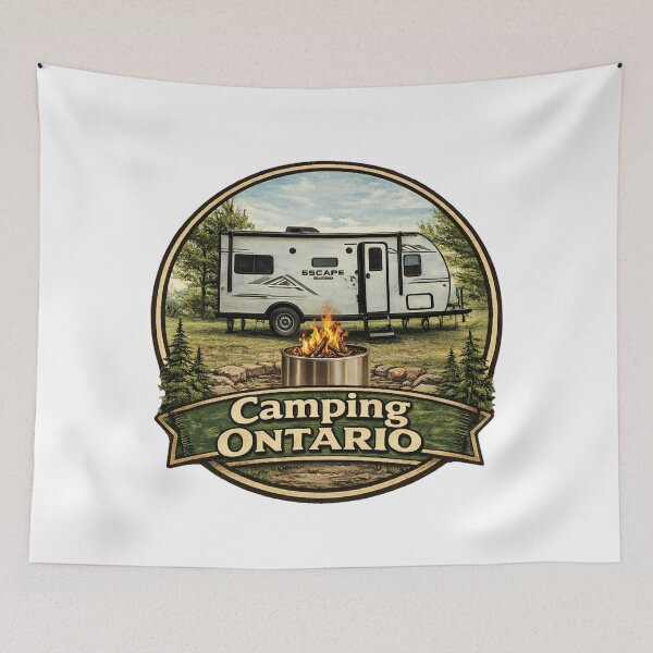 Item preview, Camping in Ontario designed and sold by AGSmedia66.