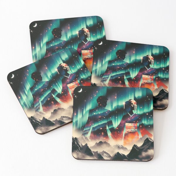 Item preview, Northern Lights Couple, Ai Generated Art  designed and sold by ACC .