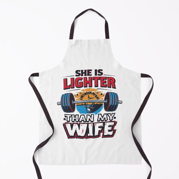 Item preview, She Is Lighter Than My Wife Sarcastic Gifts For Gym Lovers designed and sold by Martysstore.