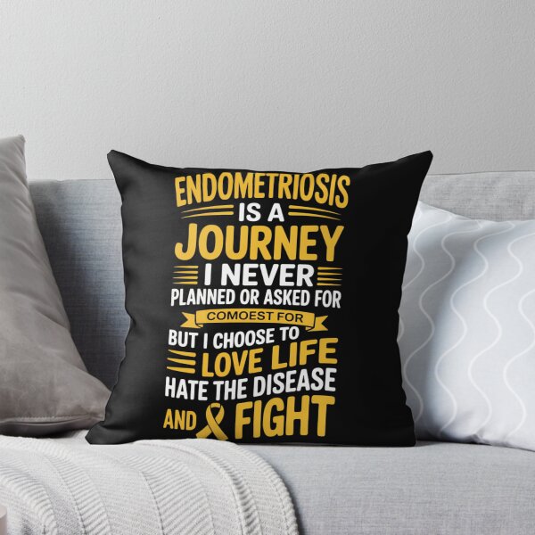 Item preview, Endometriosis is a Journey I Fight! designed and sold by tiekanamac.