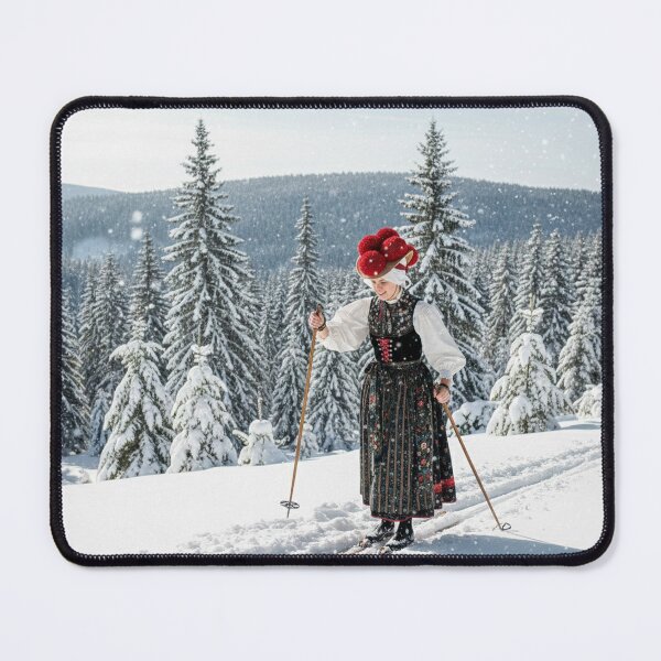 Item preview, Black Forest Winter Sport - Marie auf Skiern im Schwarzwald designed and sold by iL PhotoArt Germany.
