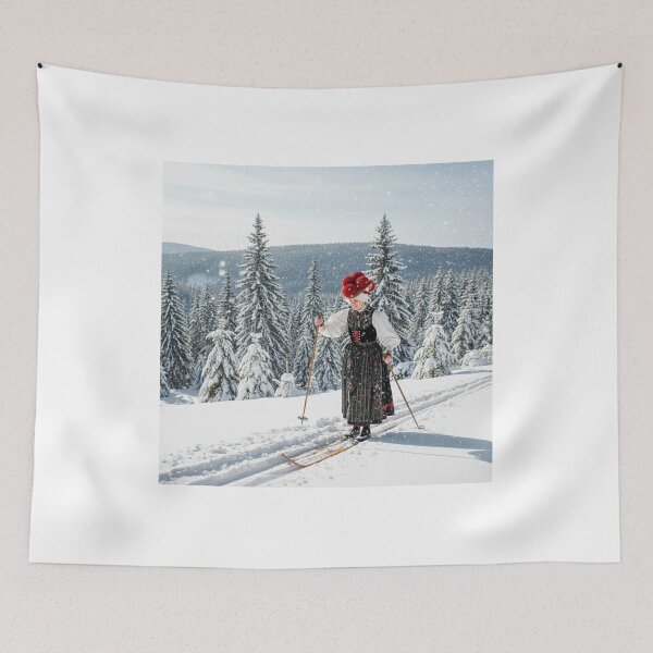 Item preview, Black Forest Winter Sport - Marie auf Skiern im Schwarzwald designed and sold by iL PhotoArt Germany.