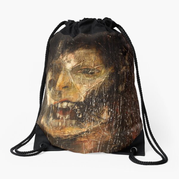 portrait of the king Drawstring Bag