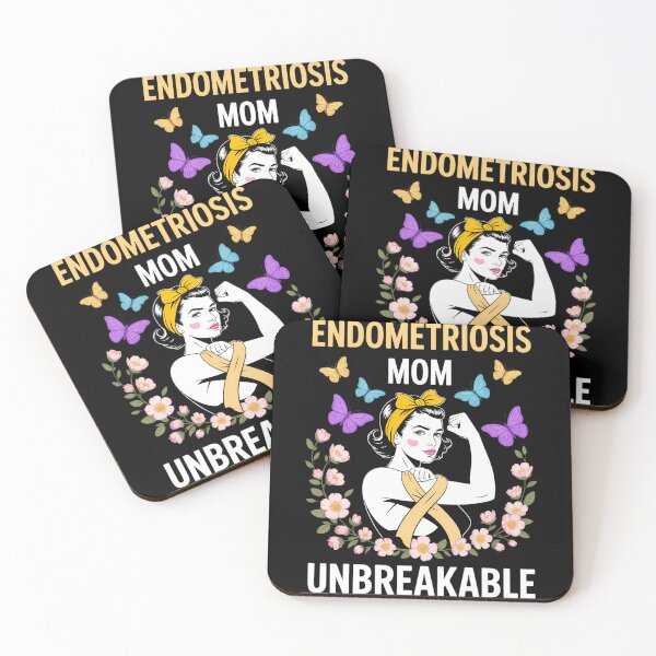 Item preview, Endometriosis Mom UNBREAKABLE designed and sold by tiekanamac.