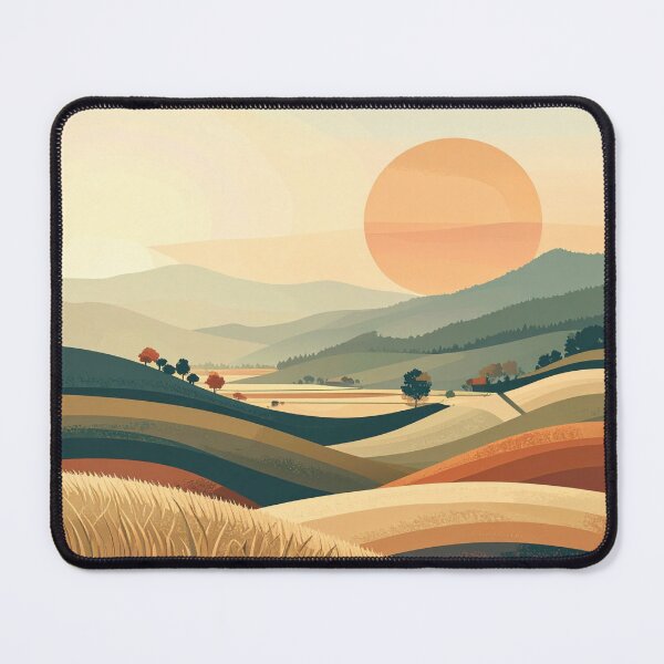 Item preview, Isan Countryside – Minimal Abstract Illustration designed and sold by MIXER'07.