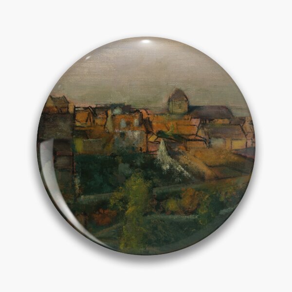 Item preview, View of Saint Valery Sur Somme by Edgar Degas: Impressionist Landscape Poster designed and sold by artofuniverse.