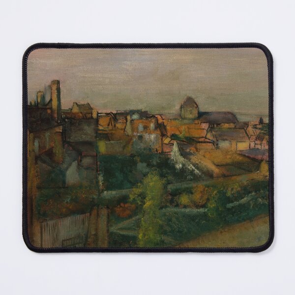 Item preview, View of Saint Valery Sur Somme by Edgar Degas: Impressionist Landscape Poster designed and sold by artofuniverse.