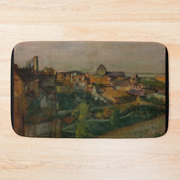 Item preview, View of Saint Valery Sur Somme by Edgar Degas: Impressionist Landscape Poster designed and sold by artofuniverse.