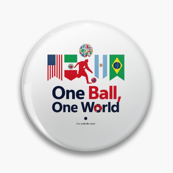 Item preview, One Ball, One World designed and sold by ArtelierMe.