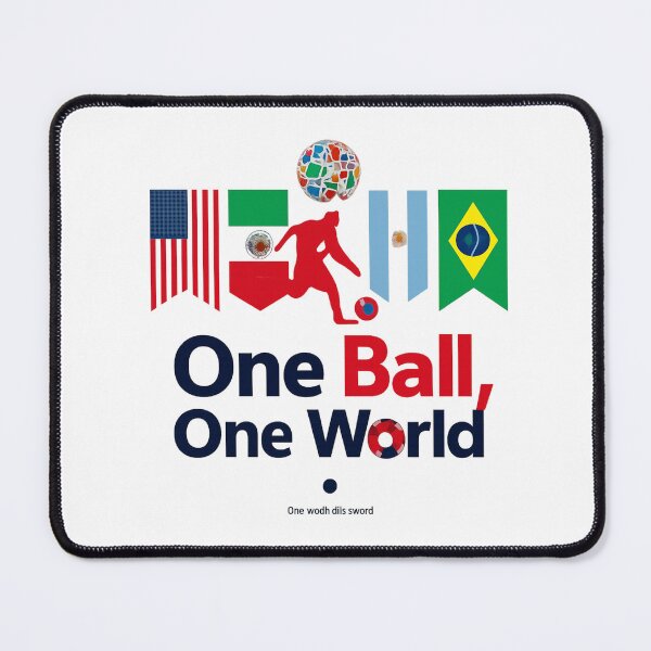 Item preview, One Ball, One World designed and sold by ArtelierMe.