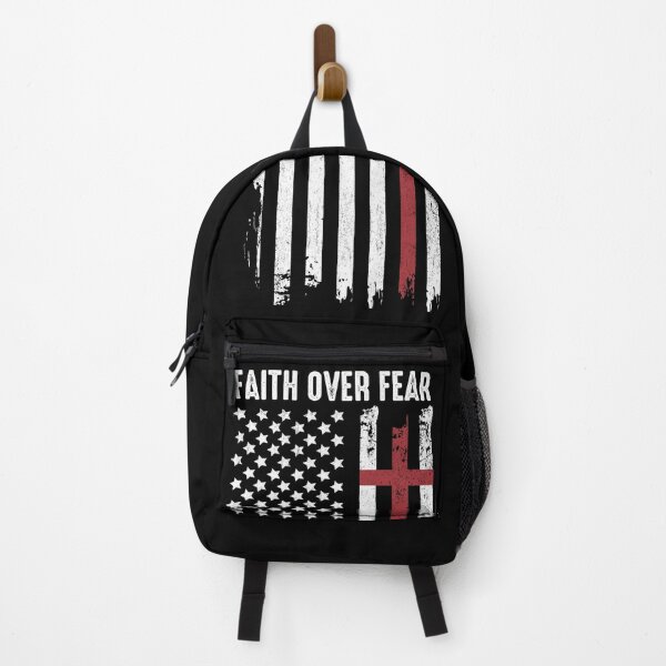 Item preview, America Pride US Flag Faith Over Fear Prayer designed and sold by Inspirational Messages .