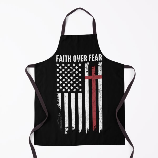 Item preview, America Pride US Flag Faith Over Fear Prayer designed and sold by Inspirational Messages .