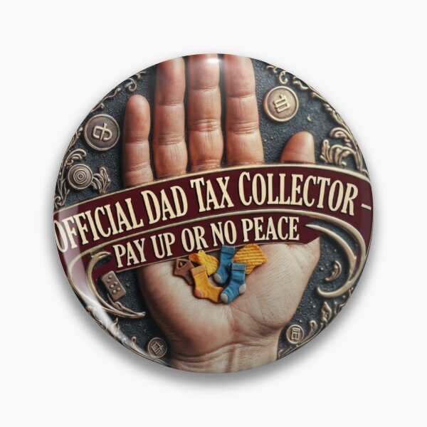 Item preview, Dad Tax Collector Medallion T Shirt, Pay Up Or No Peace Mug, Sarcastic Dad Gift designed and sold by YMLux.