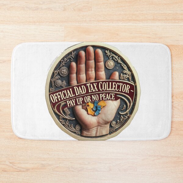 Item preview, Dad Tax Collector Medallion T Shirt, Pay Up Or No Peace Mug, Sarcastic Dad Gift designed and sold by YMLux.