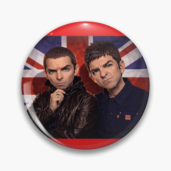 Item preview, liam and noel with a cartoon slant designed and sold by bluefrog.