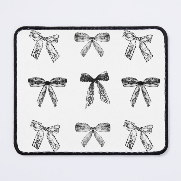 Item preview, black and white ribbons bows designed and sold by inainart.