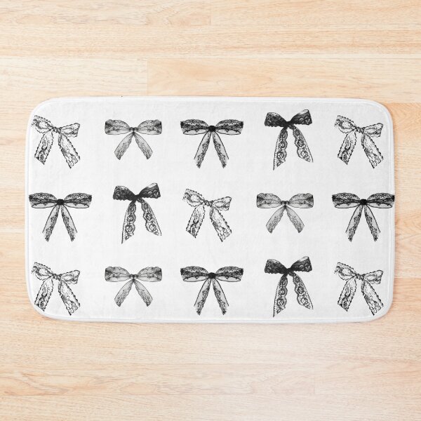 Item preview, black and white ribbons bows designed and sold by inainart.