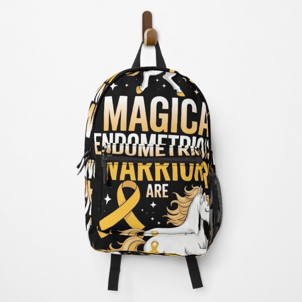 Item preview, Endometriosis Warrior Magical Unicorn Yellow Ribbon Uterus designed and sold by tiekanamac.