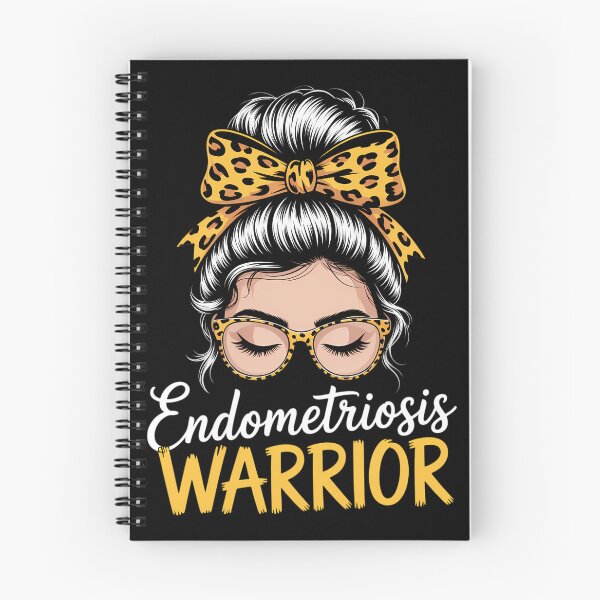 Item preview, Endometriosis Warrior Messy Bun Uterus Endometrium designed and sold by tiekanamac.