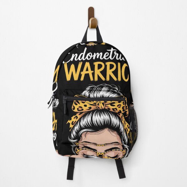 Item preview, Endometriosis Warrior Messy Bun Uterus Endometrium designed and sold by tiekanamac.