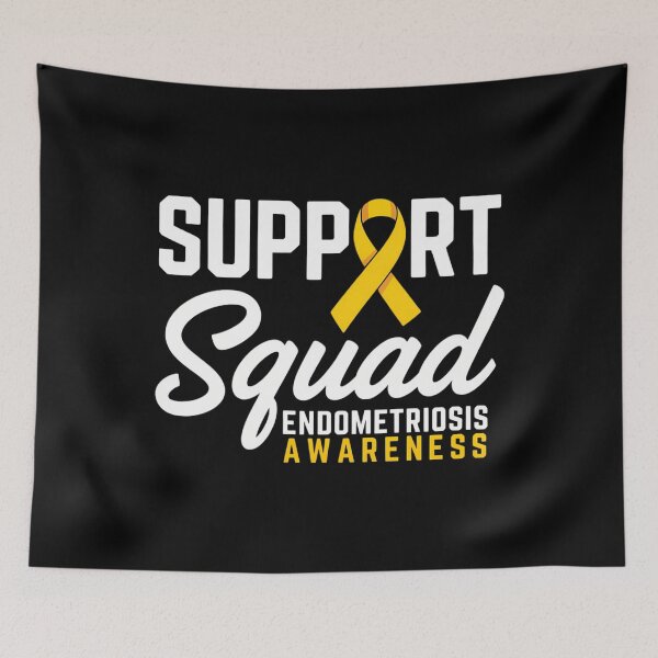 Item preview, Endometriosis Warrior Support Squad Endometriosis Awareness designed and sold by tiekanamac.