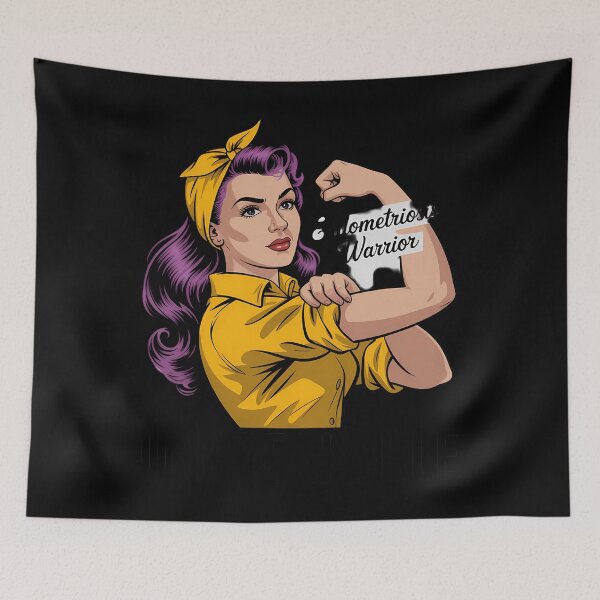 Item preview, Endometriosis Warrior Unbreakable Awareness 2 designed and sold by tiemacopaxer.